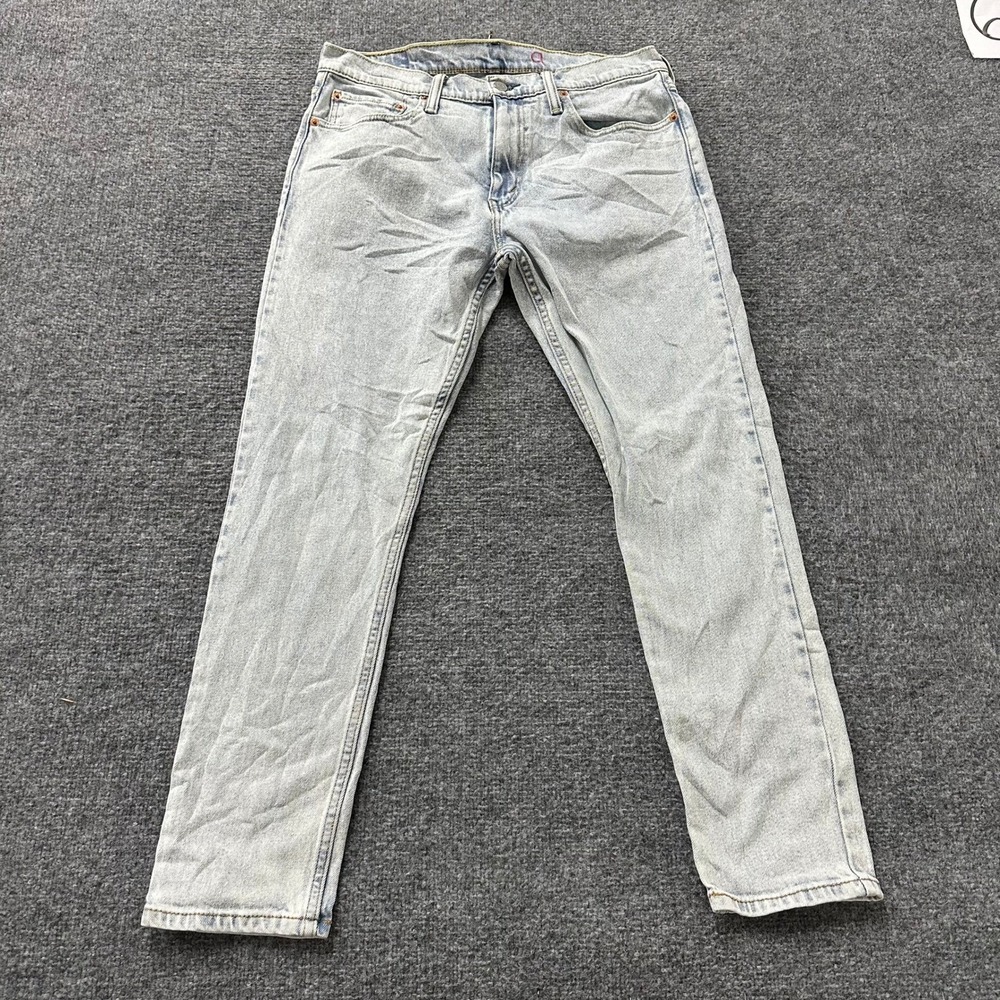 Levi's Jeans Mens Size 33x30 Light Wash 512 Slim Taper Blue Denim Casual Stretch